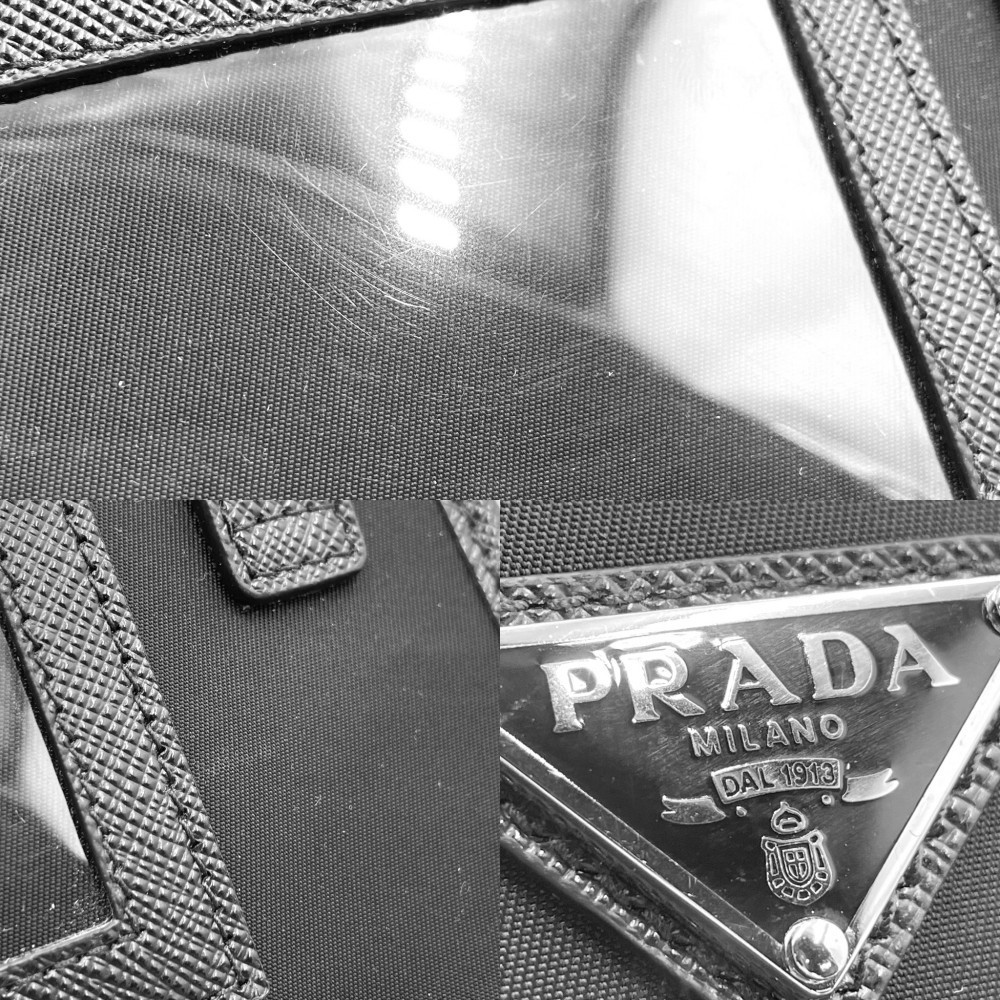 Prada Triangle Logo Pochette Black - image 6